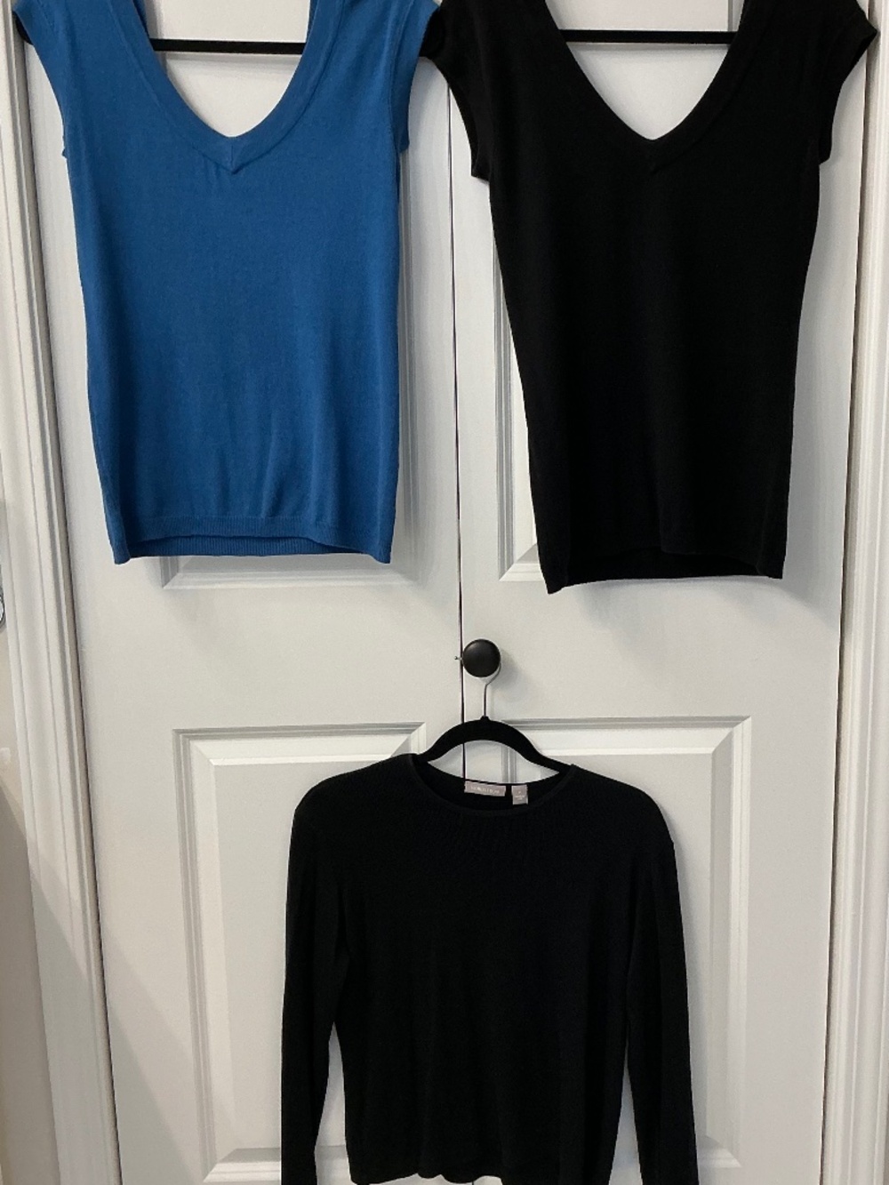 3 Nordstrom Shirts Brass Plumb XL Knit M Blue Black Pullover Cap Layer Vintage
